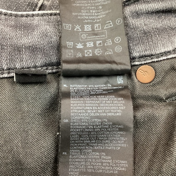 G RAW LHANA Factory Faded Gray Jeans Mens 29 - Picture 15 of 16